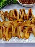 Nấm đùi gà xiên nướng
