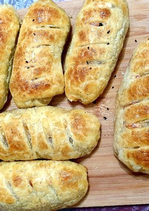 صورة لوصفة كباب بعجينة البف باستري