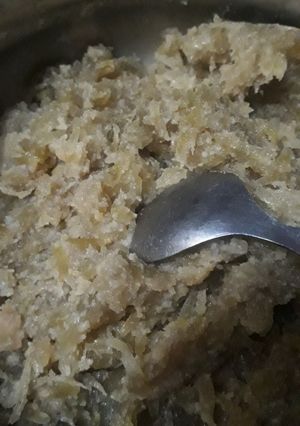 A picture of Falahari lauki ka halwa.