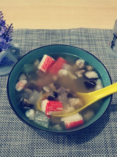 (煮食影片)冬瓜粒湯泡飯 ~ 清熱消暑食品! 的食譜成品照片