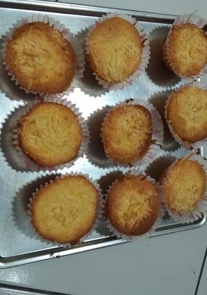 Foto resep Bolu panggang keju (MUFFIN KEJU) simple wenak nan