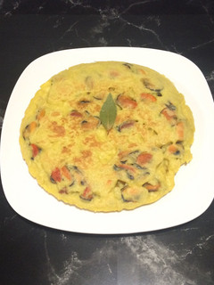 Una foto de Tortilla de mejillones de la ría de Arosa