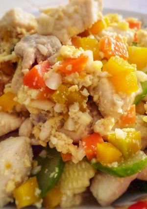 รูปของ ผัดผักรวมมิตร-อกไก่คลีน@Phit-FooD
