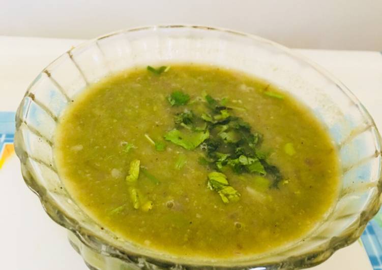 Recipe of Ultimate Green peas soup