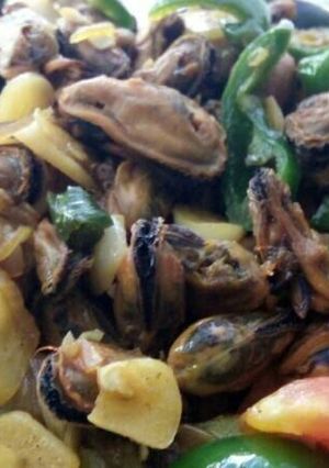 Foto resep Kerang masak cabe ijo