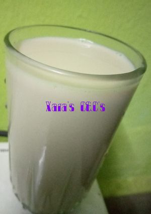 A picture of Tigernut juice(kunun Aya).