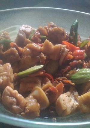 Foto resep Tumis Kerang Tahu Tempe Pedas