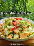 Sawi Putih Baso Telur