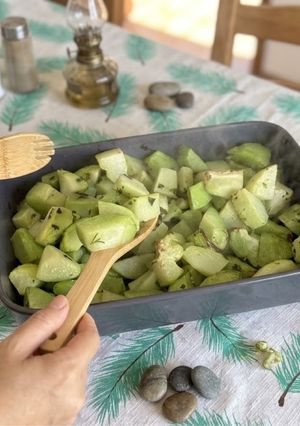 Une photo de 💚 Chayottes rôties au beurre