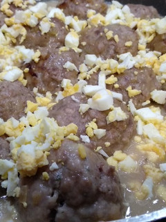 Una foto de Albóndigas en salsa de sidra