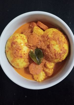 Foto resep 848) Gulai Telur