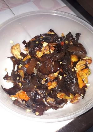 Foto resep Oseng Jamur kuping tofu pedas