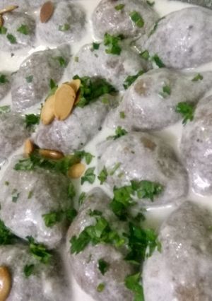 صورة لوصفة كبه باللبن 😋😎