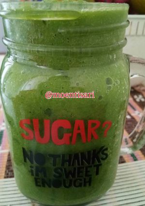 Foto resep Smoothie sawi hijau, ketimun, pisang, pir