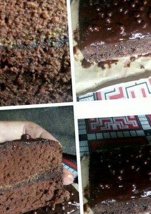 Foto resep Brownis amanda KW + kacang