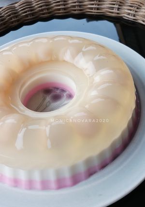 Foto resep Puding Leci Frambozen