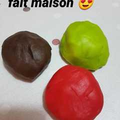 عجينة للاطفال Pâte a modeller fait maison-レシピのメイン写真