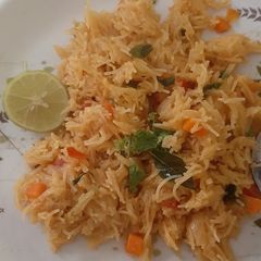 Vermicilli upma A picture of Vermicilli upma.