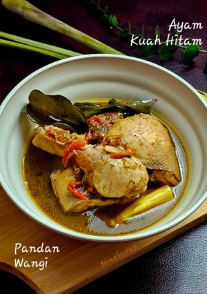 Foto resep Ayam Kuah Hitam Pandan Wangi🍗🥘_ (dng.Creamer)