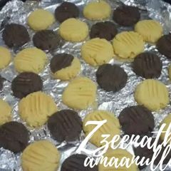 A picture of Double Flavoured Butter Custard Cookies.