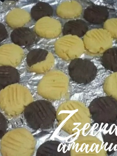 A picture of Double Flavoured Butter Custard Cookies.