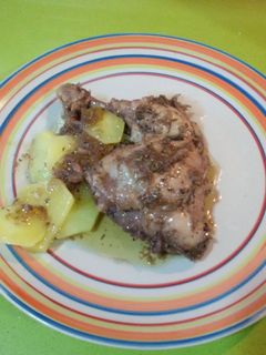 Una foto de Traseros de pollo en salsa balsámica de modena con thermomix