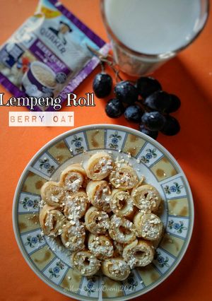 Gambar Lempeng Roll Berry Oat
