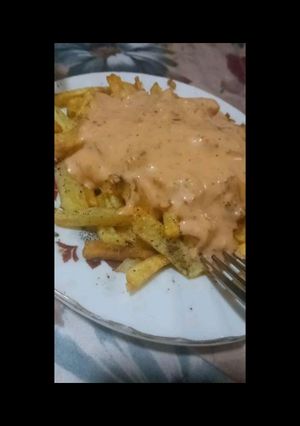 عکسی از دستور سیبزمینی با سس مخصوص