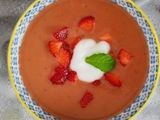 Rebarbara-eper krémleves 🍓🍓🍓