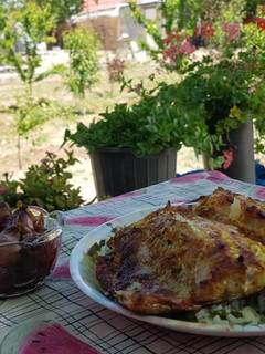 عکسی از دستور ماهی کبابی خوشمزه😋😋