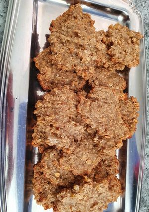 Una foto de Galletas de avena y plátano con miel