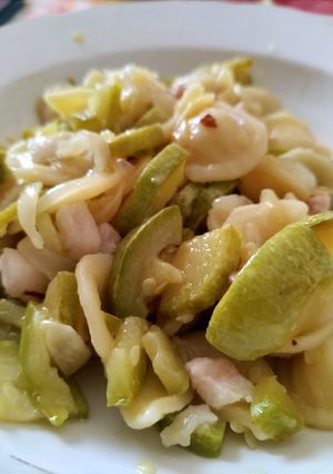 Foto di Orecchiette zucchine e pancetta