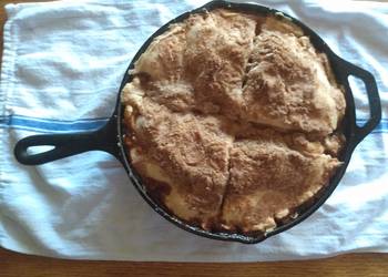 How to Recipe Perfect Black Iron Skillet Dutch Apple Pie