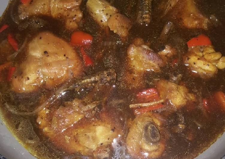 Arahan Memasak Chiken black paper yang Mudah