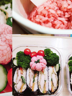 春日櫻花季飯糰野餐便當🌸 的食譜成品照片