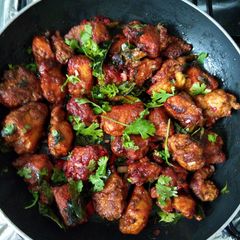 A picture of Chicken 65.
