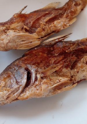 A picture of Fried Nile Perch.
