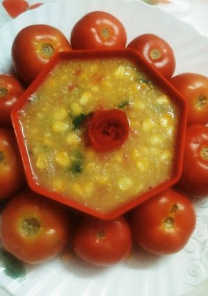 स्वीट कॉर्न सूप (Sweetcorn Soup recipe in hindi) रेसिपी मुख्य फोटो