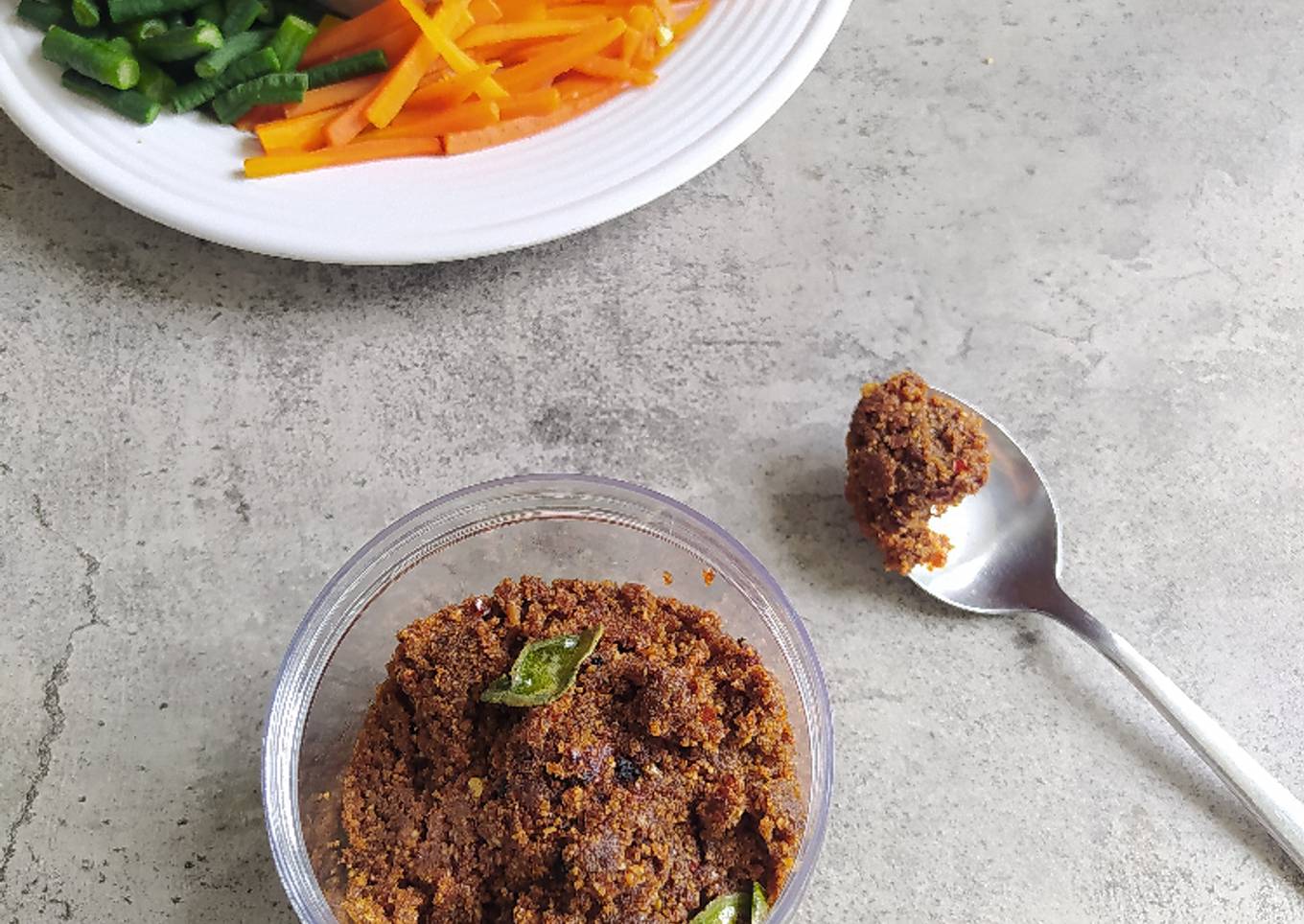 Bumbu Kacang (bisa untuk pecel, gorengan, cilok, dll)