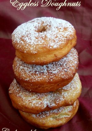 A picture of Eggless Doughnuts.