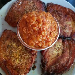 A picture of Roasted Sweet Mustard Gammon.