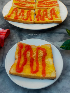Foto resep Roti Bakar Strawberry Susu