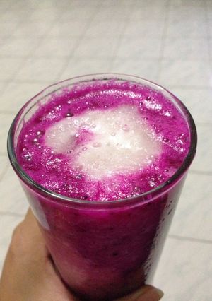 Foto resep Jus buah naga pear