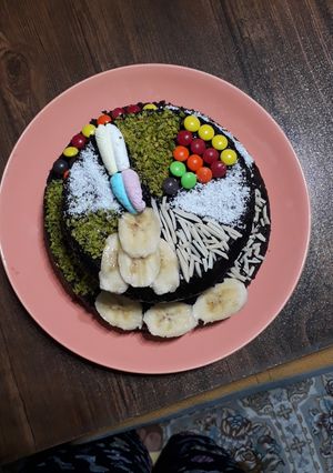عکسی از دستور کیک شکلاتی خیس