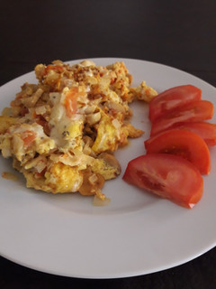 Una foto de Huevos revueltos