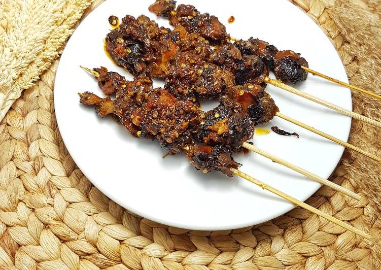 Sate kerang dara pedas