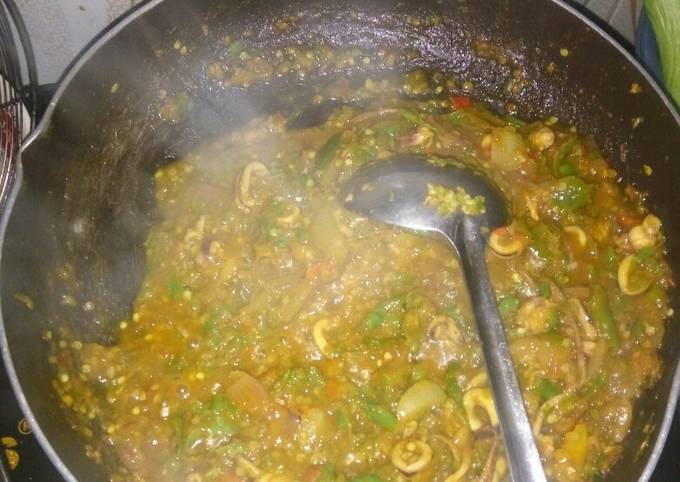 Ternyata ini lho! Cara  bikin Sambel Cumi Cabe Ijo yang sesuai selera