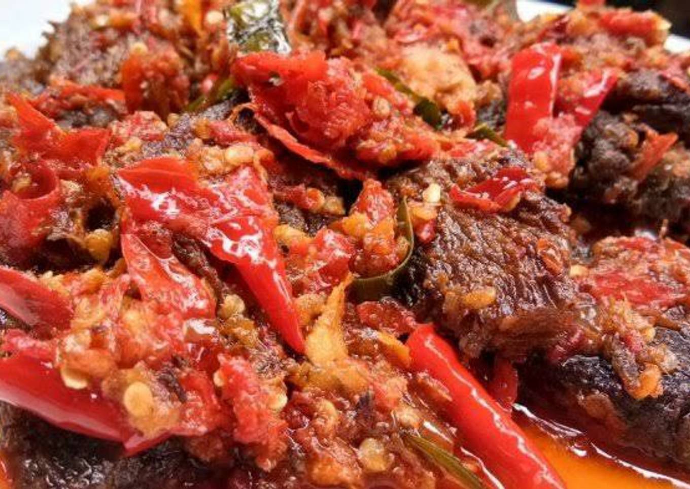 Dendeng Balado Daging Sapi