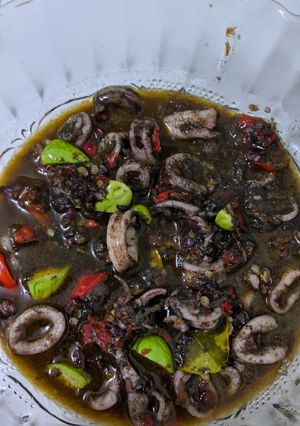 Foto resep Cumi sambal hitam