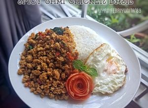 Foto resep Spicy Thai Chicken Basil